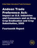 Andean Trade Preference Act: Impact on U.S. Industries and Consumers and on Drug Crop Eradication and Crop Substitution, 2009